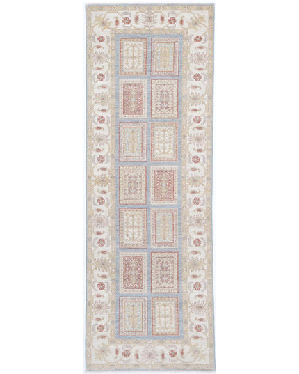 Bakhtiari 2' 7" X 8' 3" Hand Knotted Wool Rug 2' 7" X 8' 3" (79 X 251) / Blue / Wool