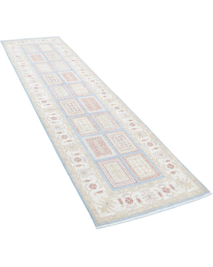Bakhtiari 2' 8" X 9' 10" Hand Knotted Wool Rug 2' 8" X 9' 10" (81 X 300) / Blue / Wool