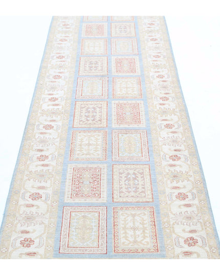 Bakhtiari 2' 8" X 9' 10" Hand Knotted Wool Rug 2' 8" X 9' 10" (81 X 300) / Blue / Wool