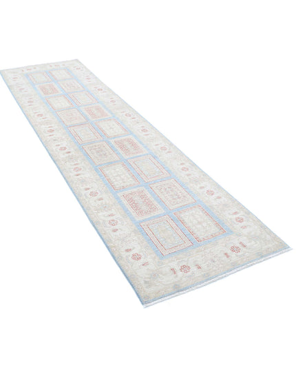 Bakhtiari 2' 8" X 9' 6" Hand Knotted Wool Rug 2' 8" X 9' 6" (81 X 290) / Blue / Wool