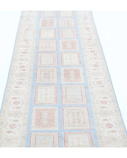 Bakhtiari 2' 8" X 9' 6" Hand Knotted Wool Rug 2' 8" X 9' 6" (81 X 290) / Blue / Wool