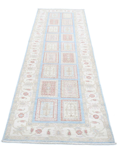 Bakhtiari 2' 8" X 10' 2" Hand Knotted Wool Rug 2' 8" X 10' 2" (81 X 310) / Blue / Wool