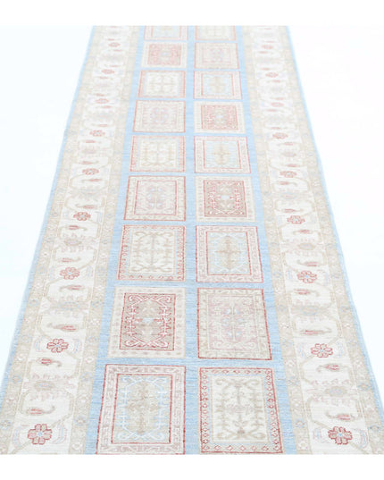 Bakhtiari 2' 8" X 10' 2" Hand Knotted Wool Rug 2' 8" X 10' 2" (81 X 310) / Blue / Wool