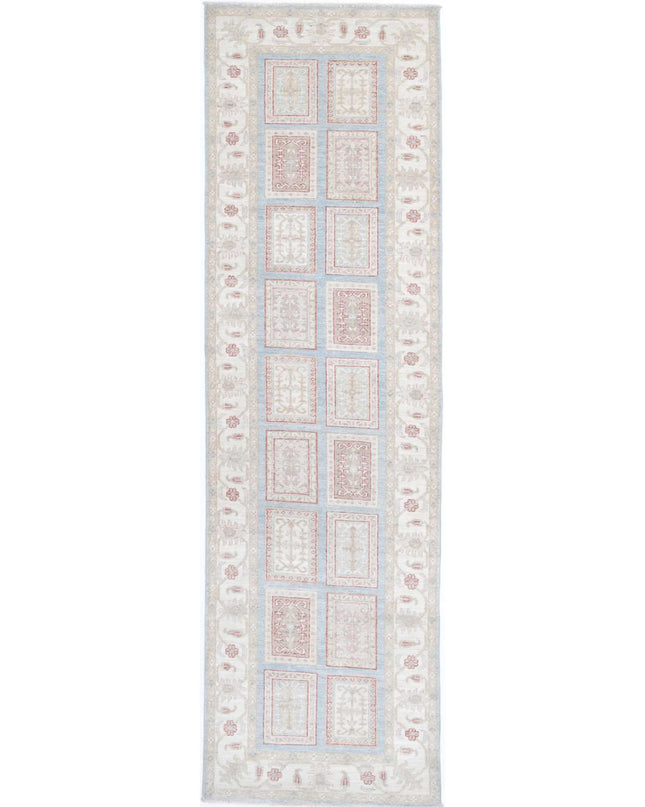 Bakhtiari 2' 8" X 10' 2" Hand Knotted Wool Rug 2' 8" X 10' 2" (81 X 310) / Blue / Wool