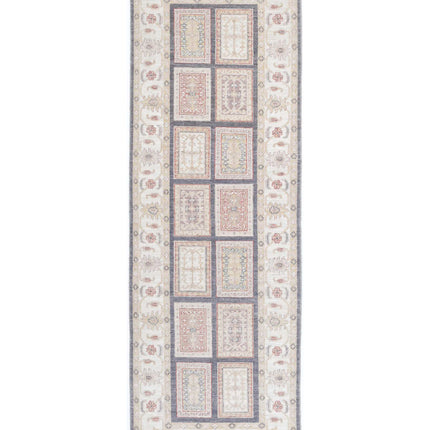 Bakhtiari 2' 8" X 8' 3" Hand Knotted Wool Rug 2' 8" X 8' 3" (81 X 251) / Grey / Wool