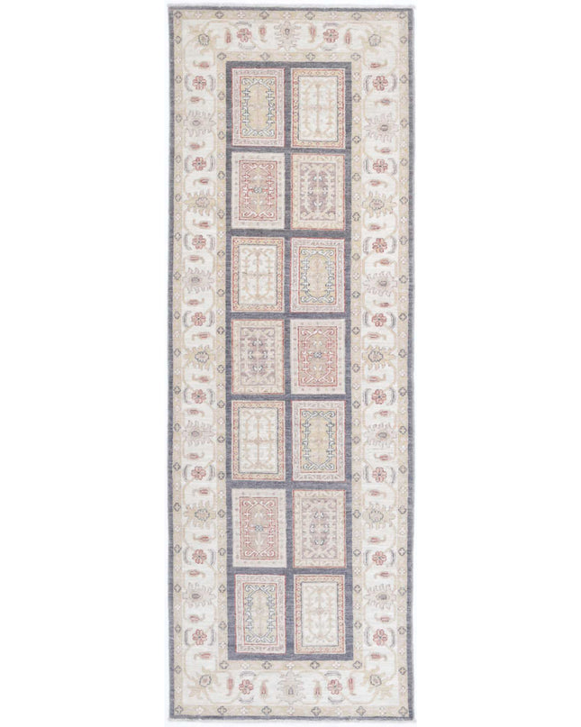 Bakhtiari 2' 8" X 8' 3" Hand Knotted Wool Rug 2' 8" X 8' 3" (81 X 251) / Grey / Wool