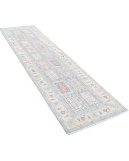 Bakhtiari 2' 9" X 10' 0" Hand Knotted Wool Rug 2' 9" X 10' 0" (84 X 305) / Blue / Wool