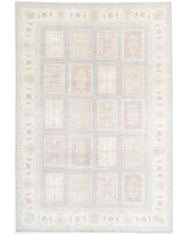 Bakhtiari 6' 8" X 9' 10" Hand Knotted Wool Rug 6' 8" X 9' 10" (203 X 300) / Blue / Wool
