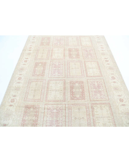 Bakhtiari 6' 4" X 9' 3" Hand Knotted Wool Rug 6' 4" X 9' 3" (193 X 282) / Taupe / Wool