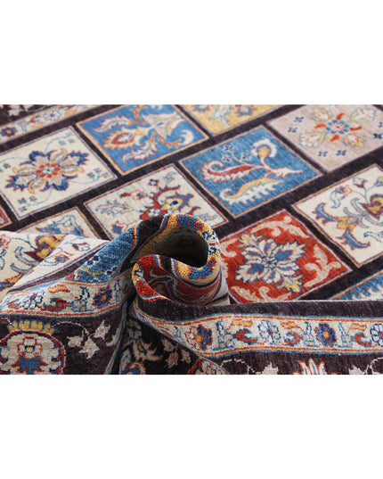 Bakhtiari 6' 5" X 9' 8" Hand Knotted Wool Rug 6' 5" X 9' 8" (196 X 295) / Brown / Wool