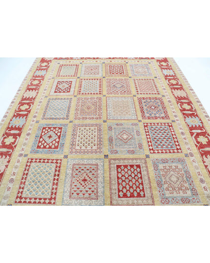 Bakhtiari 8' 2" X 10' 0" Hand Knotted Wool Rug 8' 2" X 10' 0" (249 X 305) / Gold / Wool