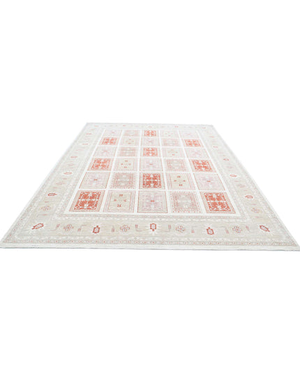 Bakhtiari 8' 4" X 11' 6" Hand Knotted Wool Rug 8' 4" X 11' 6" (254 X 351) / Ivory / Wool