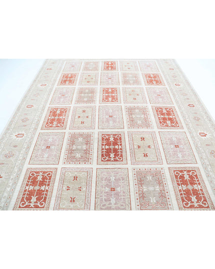 Bakhtiari 8' 4" X 11' 6" Hand Knotted Wool Rug 8' 4" X 11' 6" (254 X 351) / Ivory / Wool