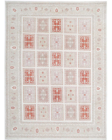 Bakhtiari 8' 4" X 11' 6" Hand Knotted Wool Rug 8' 4" X 11' 6" (254 X 351) / Ivory / Wool