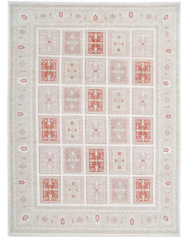 Bakhtiari 8' 4" X 11' 6" Hand Knotted Wool Rug 8' 4" X 11' 6" (254 X 351) / Ivory / Wool