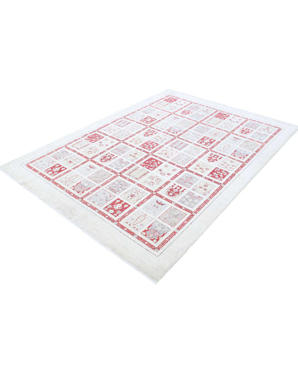 Bakhtiari 5' 7" X 7' 10" Hand Knotted Wool Rug 5' 7" X 7' 10" (170 X 239) / Ivory / Wool