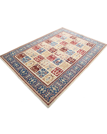 Bakhtiari 5' 7" X 7' 8" Hand Knotted Wool Rug 5' 7" X 7' 8" (170 X 234) / Multi / Wool