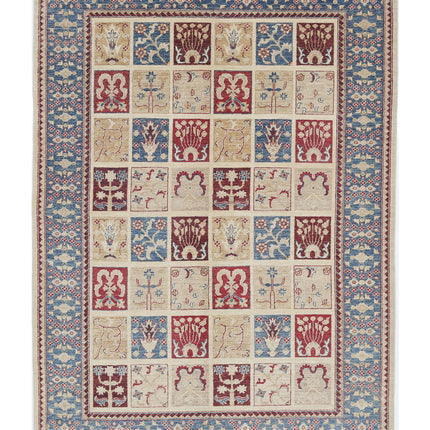 Bakhtiari 5' 7" X 7' 8" Hand Knotted Wool Rug 5' 7" X 7' 8" (170 X 234) / Multi / Wool
