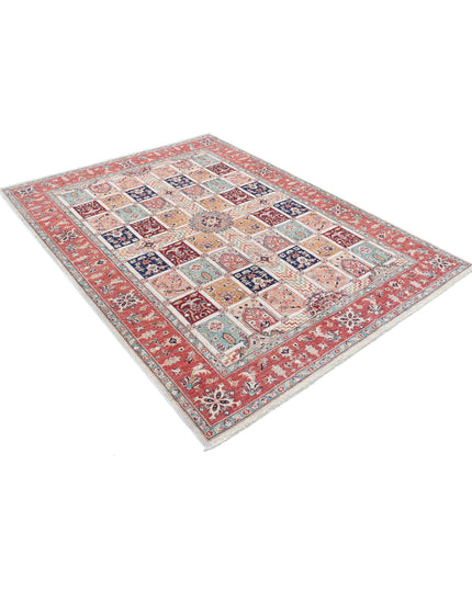 Bakhtiari 5' 7" X 7' 4" Hand Knotted Wool Rug 5' 7" X 7' 4" (170 X 223) / Multi / Wool