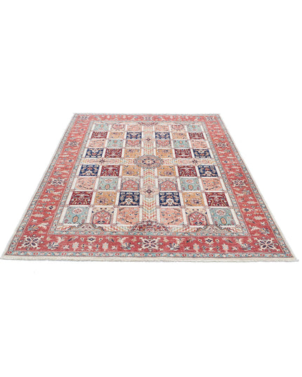 Bakhtiari 5' 7" X 7' 4" Hand Knotted Wool Rug 5' 7" X 7' 4" (170 X 223) / Multi / Wool