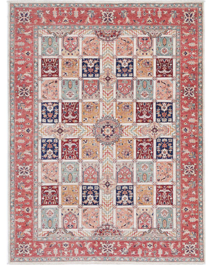 Bakhtiari 5' 7" X 7' 4" Hand Knotted Wool Rug 5' 7" X 7' 4" (170 X 223) / Multi / Wool