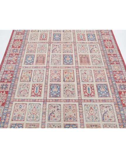 Bakhtiari 5' 6" X 7' 10" Hand Knotted Wool Rug 5' 6" X 7' 10" (168 X 239) / Multi / Wool