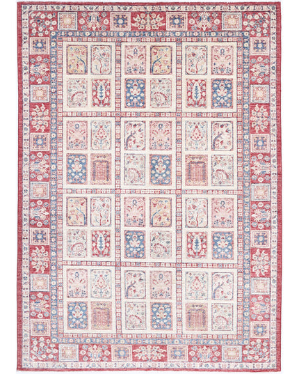 Bakhtiari 5' 6" X 7' 10" Hand Knotted Wool Rug 5' 6" X 7' 10" (168 X 239) / Multi / Wool