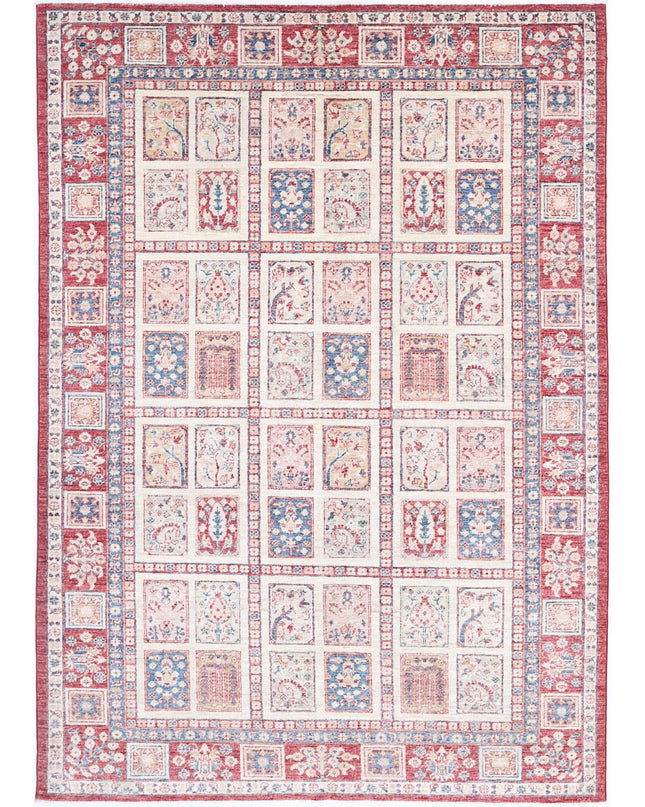 Bakhtiari 5' 6" X 7' 10" Hand Knotted Wool Rug 5' 6" X 7' 10" (168 X 239) / Multi / Wool
