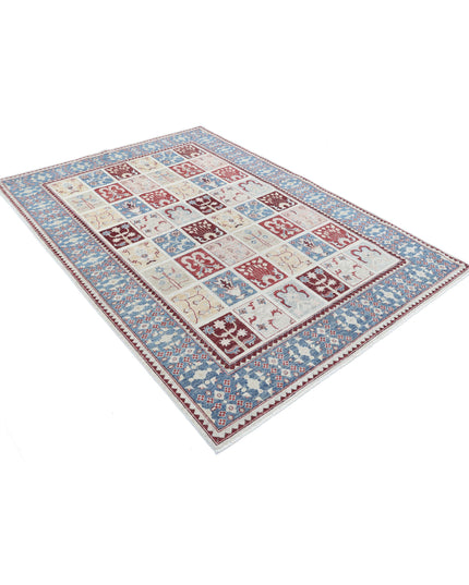 Bakhtiari 5' 6" X 7' 7" Hand Knotted Wool Rug 5' 6" X 7' 7" (168 X 231) / Multi / Wool