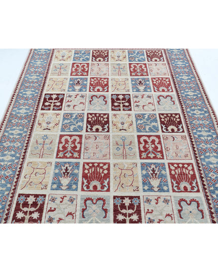 Bakhtiari 5' 6" X 7' 7" Hand Knotted Wool Rug 5' 6" X 7' 7" (168 X 231) / Multi / Wool