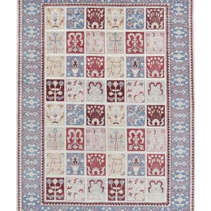 Bakhtiari 5' 6" X 7' 7" Hand Knotted Wool Rug 5' 6" X 7' 7" (168 X 231) / Multi / Wool