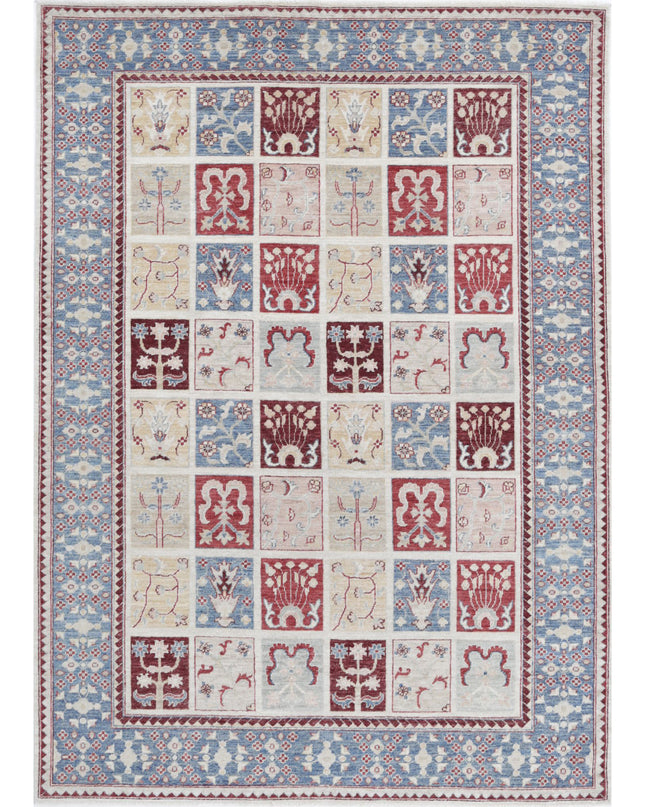 Bakhtiari 5' 6" X 7' 7" Hand Knotted Wool Rug 5' 6" X 7' 7" (168 X 231) / Multi / Wool