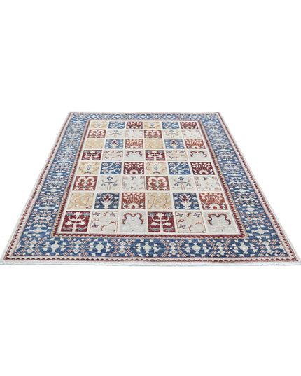 Bakhtiari 5' 7" X 7' 4" Hand Knotted Wool Rug 5' 7" X 7' 4" (170 X 223) / Multi / Wool