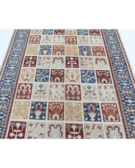 Bakhtiari 5' 7" X 7' 4" Hand Knotted Wool Rug 5' 7" X 7' 4" (170 X 223) / Multi / Wool