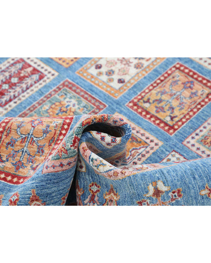 Bakhtiari 5' 8" X 7' 8" Hand Knotted Wool Rug 5' 8" X 7' 8" (173 X 234) / Blue / Wool