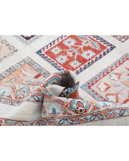 Bakhtiari 8' 10" X 11' 3" Hand Knotted Wool Rug 8' 10" X 11' 3" (269 X 343) / Ivory / Wool