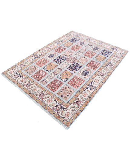 Bakhtiari 4' 9" X 6' 5" Hand Knotted Wool Rug 4' 9" X 6' 5" (145 X 196) / Multi / Wool