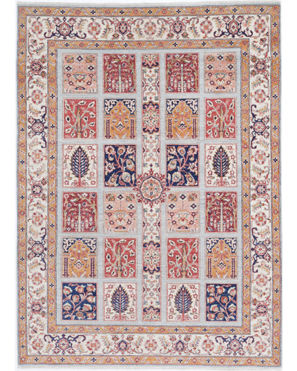 Bakhtiari 4' 9" X 6' 5" Hand Knotted Wool Rug 4' 9" X 6' 5" (145 X 196) / Multi / Wool