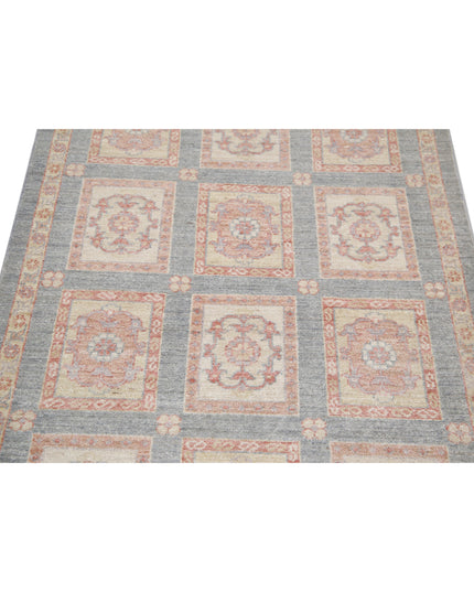 Bakhtiari 3' 2" X 4' 9" Hand Knotted Wool Rug 3' 2" X 4' 9" (97 X 145) / Grey / Wool
