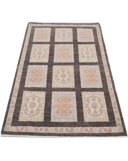 Bakhtiari 3' 3" X 5' 1" Hand Knotted Wool Rug 3' 3" X 5' 1" (99 X 155) / Brown / Wool