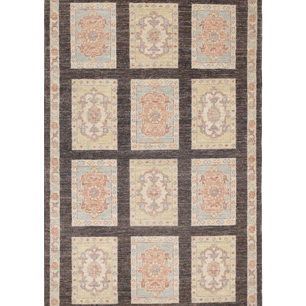 Bakhtiari 3' 3" X 5' 1" Hand Knotted Wool Rug 3' 3" X 5' 1" (99 X 155) / Brown / Wool