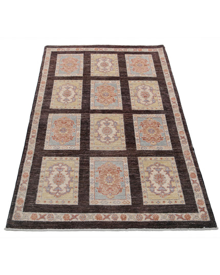 Bakhtiari 3' 0" X 5' 2" Hand Knotted Wool Rug 3' 0" X 5' 2" (91 X 158) / Brown / Wool