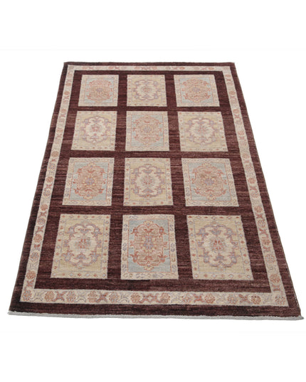 Bakhtiari 3' 0" X 5' 0" Hand Knotted Wool Rug 3' 0" X 5' 0" (91 X 152) / Brown / Wool