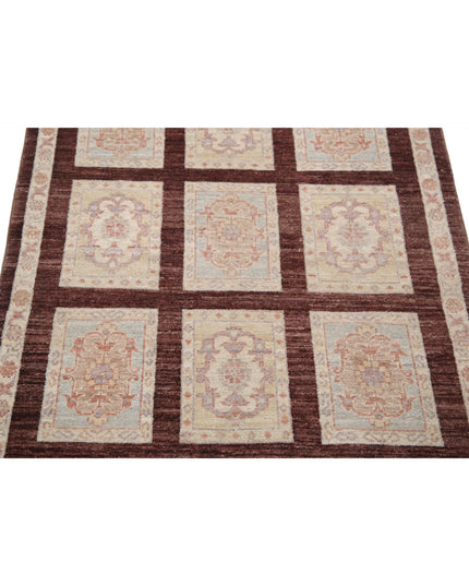 Bakhtiari 3' 0" X 5' 0" Hand Knotted Wool Rug 3' 0" X 5' 0" (91 X 152) / Brown / Wool