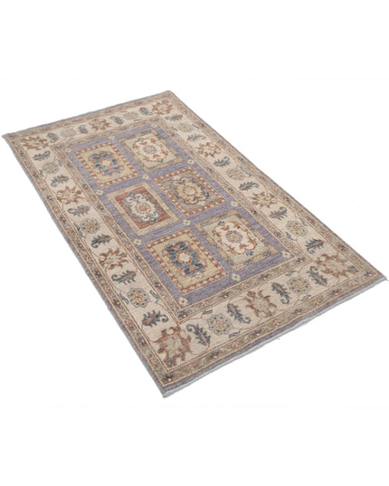 Bakhtiari 3' 0" X 5' 0" Hand Knotted Wool Rug 3' 0" X 5' 0" (91 X 152) / Grey / Wool