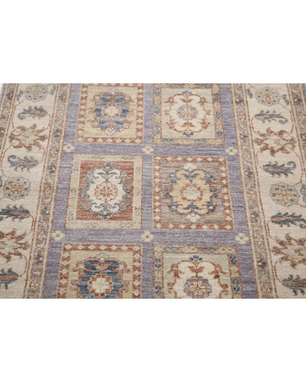Bakhtiari 3' 0" X 5' 0" Hand Knotted Wool Rug 3' 0" X 5' 0" (91 X 152) / Grey / Wool