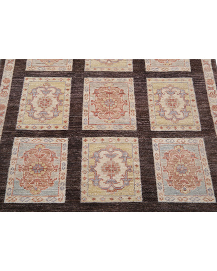 Bakhtiari 3' 0" X 4' 11" Hand Knotted Wool Rug 3' 0" X 4' 11" (91 X 150) / Brown / Wool