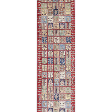 Bakhtiari 4' 1" X 14' 0" Hand Knotted Wool Rug 4' 1" X 14' 0" (124 X 427) / Multi / Wool