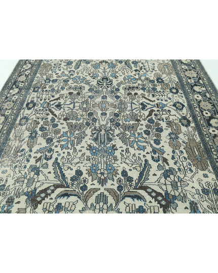 Bakhtiari 7' 2" X 13' 0" Hand Knotted Wool Rug 7' 2" X 13' 0" (219 X 396) / Ivory / Wool