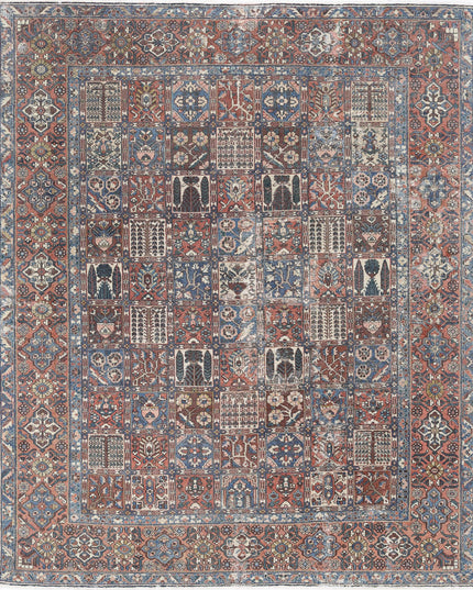 Bakhtiari 10' 7" X 13' 1" Hand Knotted Wool Rug 10' 7" X 13' 1" (322 X 399) / Multi / Wool